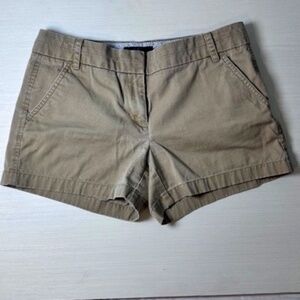 J Crew Chino Khaki size 6 shorts